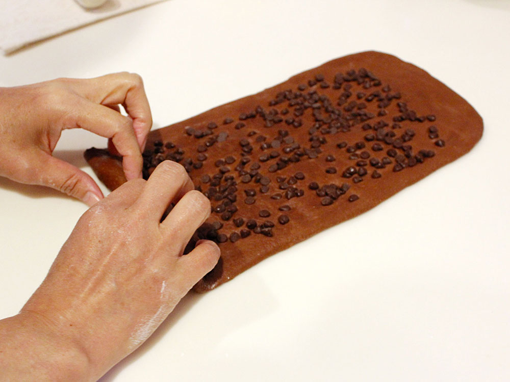 パウンド型で焼くワンローフチョコレートパン