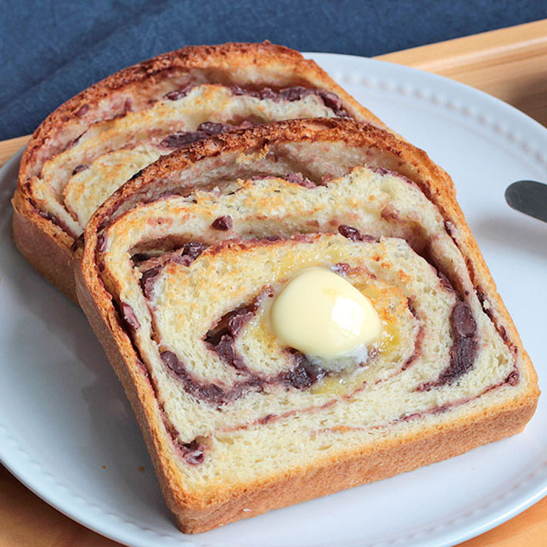 プレミアム7で作るあん食パン