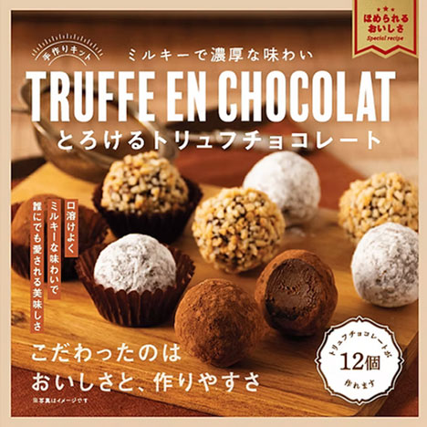 バレンタイン手作りキット 2026 とろけるトリュフチョコレート